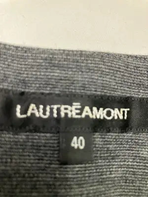 LAUTREAMONT/ロートレアモン/ノーカラージャケット/ジャケット/アウター/グレー/40