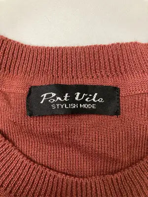 Port Vila/ニット/セーター/トップス/レッド/LL