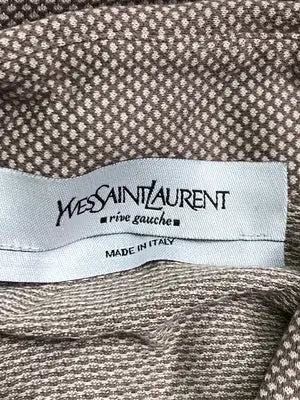 YVE SANT LAURENT/ポロシャツ/トップス/ブラウン