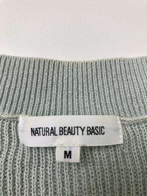 NATURAL BEAUTY BASIC/ナチュラルビューティーベーシック/Tシャツ/カットソー/トップス/ライトグリーン/M