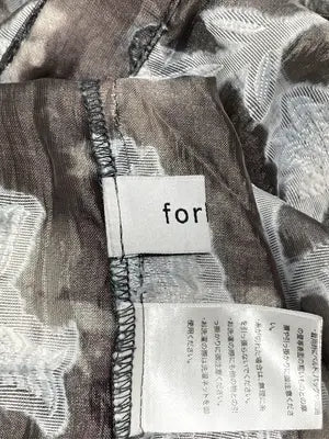 forksy./フォルクシー/シャツ/ブラウス/トップス/ブラック/M