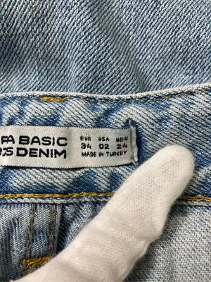 ZARA BASIC/ザラベーシック/デニムパンツ/パンツ/ブルー/EUR 34