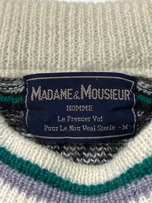 MADAME&MOUSIEUR/ニット/セーター/トップス/ブラック/M