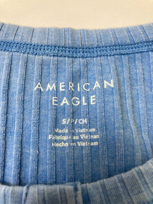 AMERICAN EAGLE/アメリカンイーグル/Tシャツ/カットソー/トップス/スカイブルー/S