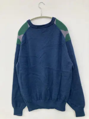 DAKS/ダックス/ニット/セーター/トップス/ブルー/L
