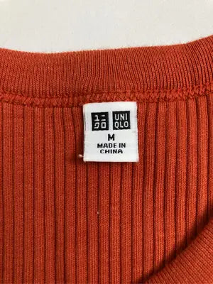 UNIQLO/ユニクロ/タンクトップ/トップス/レッド/M