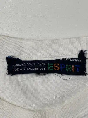 ESPRIT/Tシャツ/カットソー/トップス/ホワイト/LL