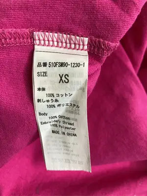 LAGUA  GEM/ラグアジェム/Tシャツ/カットソー/トップス/ピンク/XS