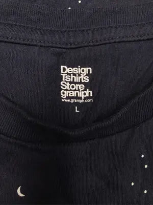 Design Tshirts Store graniph/デザインティーシャツストアーグラニフ/Tシャツ/カットソー/トップス/ネイビー/L