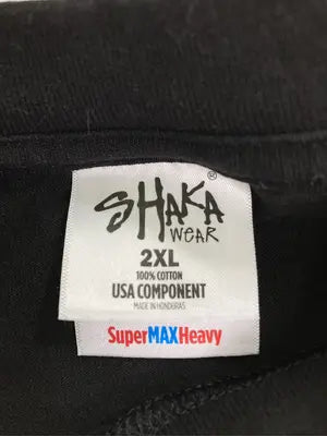 shaka wear/Tシャツ/カットソー/トップス/ブラック/2XL