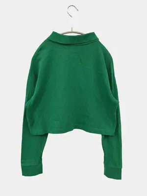 ZARA/ザラ/ポロシャツ/トップス/グリーン/USA S