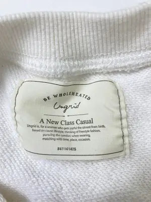 Ungrid/アングリッド/スウェット/トップス/ベージュ/F