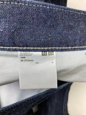 UNIQLO JEANS/ユニクロジーンズ/デニムパンツ/パンツ/ネイビー/29(73.5cm)