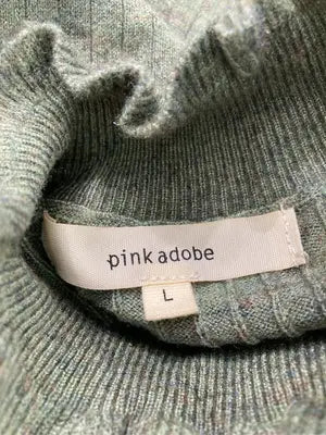 pink adobe/ピンクアドベ/ニット/セーター/トップス/グリーン/L
