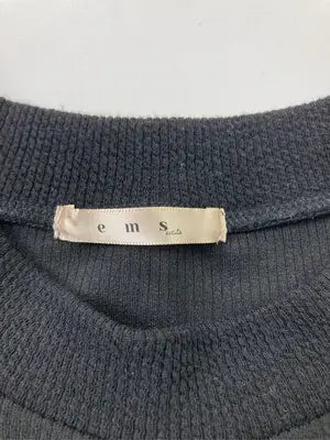 EMS/Tシャツ/カットソー/トップス/ブラック/F