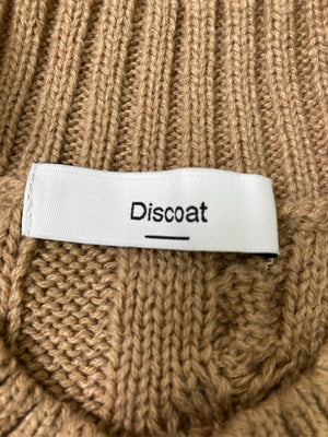 Discoat/ディスコート/ニット/セーター/トップス/ベージュ/M