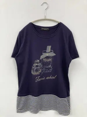 PURSUIT DE IDEAL/Tシャツ/カットソー/トップス/パープル/M-L