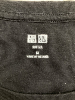 UNIQLO/ユニクロ/Tシャツ/カットソー/トップス/ブラック/M