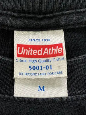 United Athle/ユナイテッドアスレ/Tシャツ/カットソー/トップス/ブラック/M