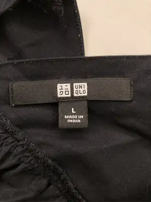 UNIQLO/ユニクロ/シャツ/ブラウス/トップス/ブラック/L