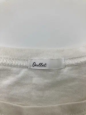 oeillet/Tシャツ/カットソー/トップス/ホワイト/M