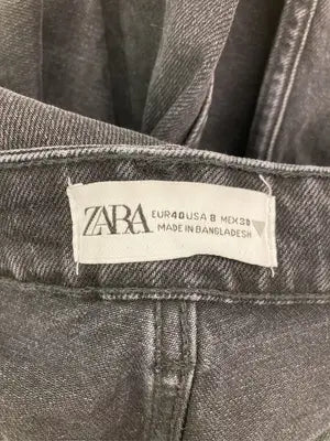 ZARA/ザラ/デニムパンツ/パンツ/ブラック/USA 8