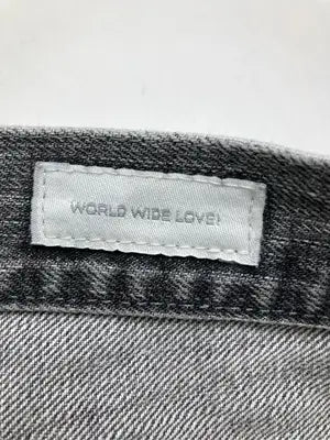 world wide love/ワールドワイドラブ/デニムパンツ/パンツ/グレー/1