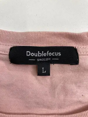 Doublefocus/ダブルフォーカス/Tシャツ/カットソー/トップス/ピンク/L