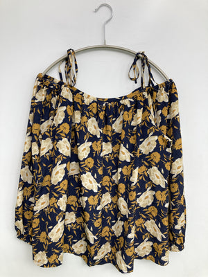 シャツ/ブラウス/トップス/ネイビー/F