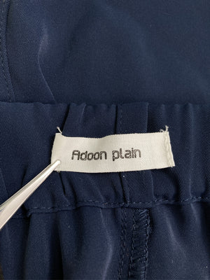 Adoon plain/アドーンプレーン/スラックス/パンツ/ネイビー/M