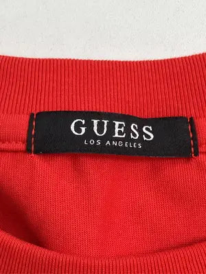 GUESS/ゲス/Tシャツ/カットソー/トップス/レッド/XL