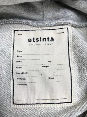 etsinta/エツシンタ/パーカー/トップス/グレー/ONE