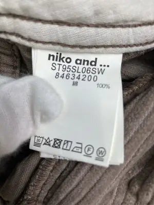niko and .../ニコアンド/その他パンツ/パンツ/ブラウン