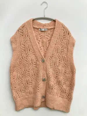 ZARA/ザラ/カーディガン/ボレロ/トップス/オレンジ/EUR S/USA S/MEX 26