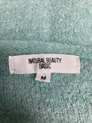 NATURAL BEAUTY BASIC/ナチュラルビューティーベーシック/ニット/セーター/トップス/ライトグリーン/M