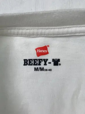 Hanes/ヘインズ/Tシャツ/カットソー/トップス/ホワイト/M