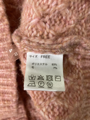 Bab/バブ/ニット/セーター/トップス/ピンク/FREE