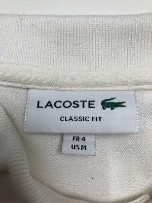 LACOSTE/ラコステ/ポロシャツ/トップス/ホワイト/FR 4/US M