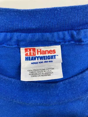 Hanes/ヘインズ/Tシャツ/カットソー/トップス/ブルー/XXL