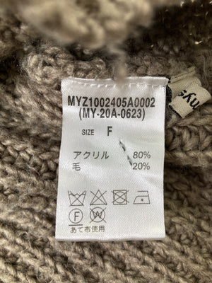 mystic/ミスティック/ニット/セーター/トップス/ブラウン/F