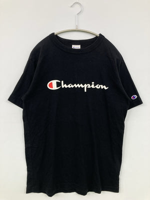 Champion/チャンピオン/Tシャツ/カットソー/トップス/ブラック/MEDIUM