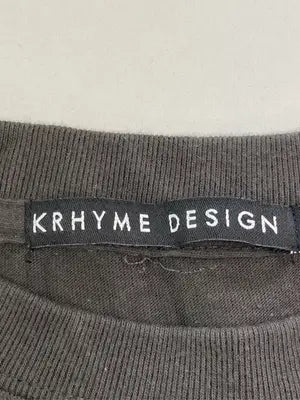 KRHYME Design/Tシャツ/カットソー/トップス/カーキ/L