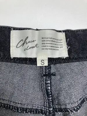 Chaco closet/チャコクローゼット/デニムパンツ/パンツ/ブラック/S