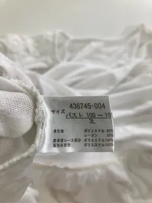 Tシャツ/カットソー/トップス/ホワイト/3L