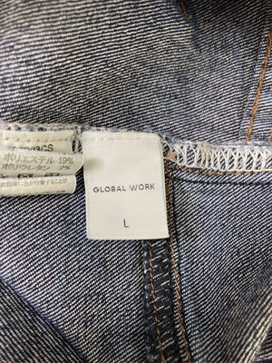 GLOBAL WORK/グローバルワーク/デニムパンツ/パンツ/ブルー/L