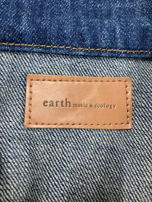 earth/アース/デニムジャケット/ジャケット/アウター/ブルー/F