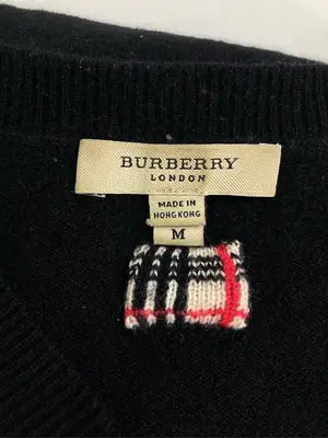 BURBERRY LONDON/バーバリーロンドン/ニット/セーター/トップス/ブラック/M