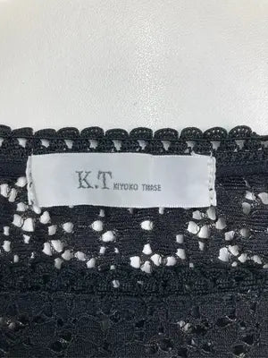 K.T/Tシャツ/カットソー/トップス/ブラック
