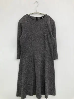 UNIQLO/ユニクロ/ワンピース/ワンピース/ドレス/グレー/S