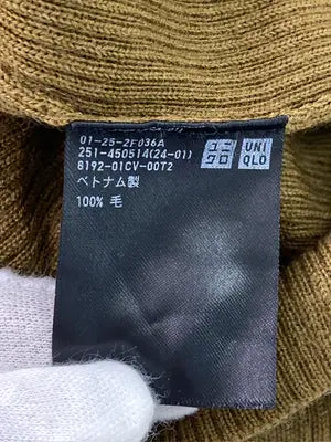 UNIQLO/ユニクロ/ニット/セーター/トップス/ブラウン/M